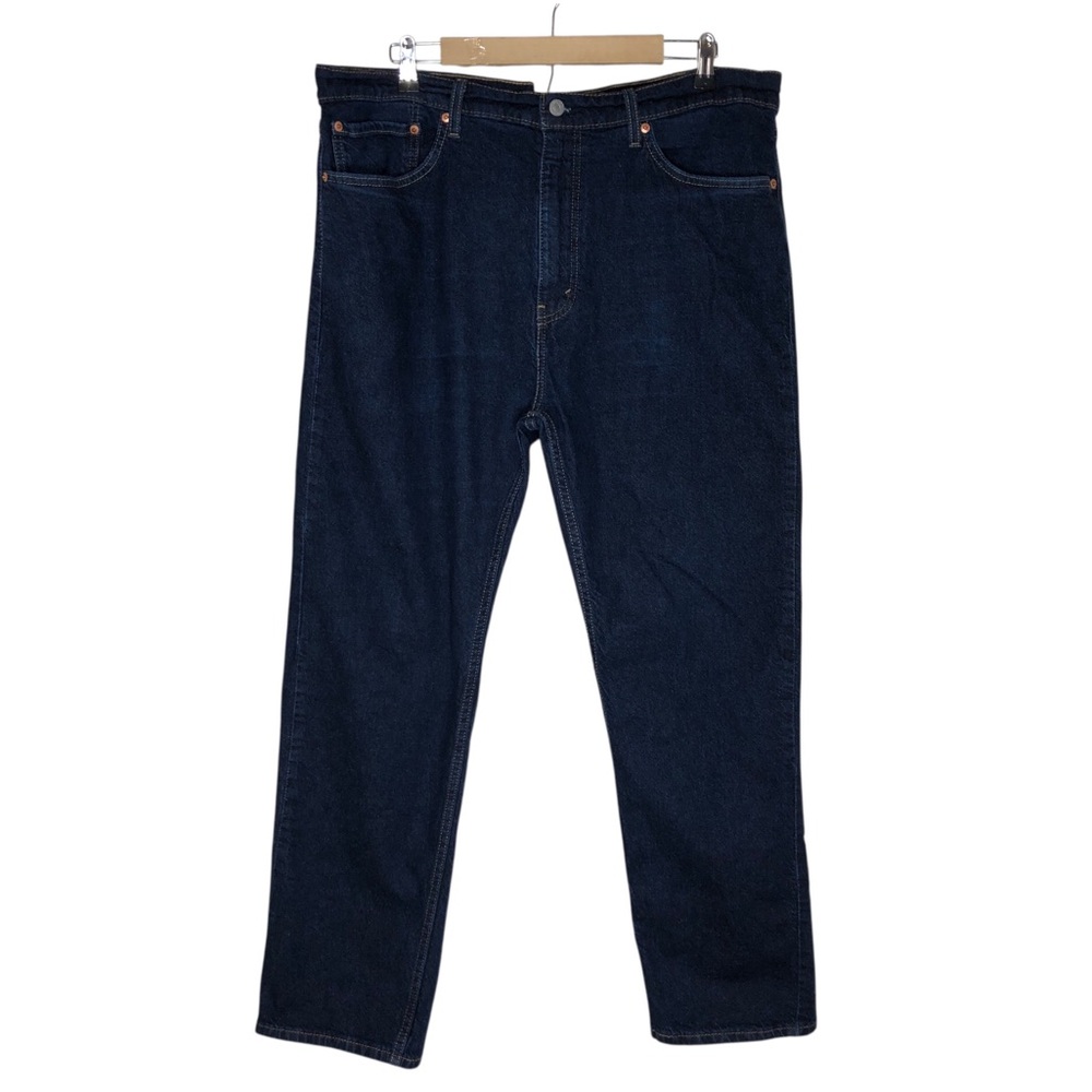 Levi’s 505 Cotton‎ Blend Dark Wash Straight Leg Mens Jeans W40 L 30